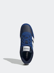 adidas Blue Breakbase Trainers - Image 5 of 9