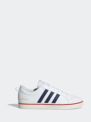 adidas White VS Pace Trainers - Image 1 of 9