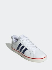 adidas White VS Pace Trainers - Image 3 of 9