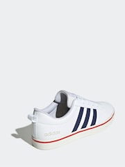 adidas White VS Pace Trainers - Image 4 of 9