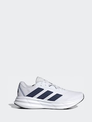 adidas White Ecru Galaxy 7 Running Trainers - Image 1 of 9