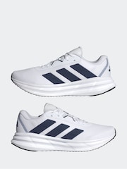 adidas White Ecru Galaxy 7 Running Trainers - Image 5 of 9