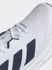 adidas White Ecru Galaxy 7 Running Trainers - Image 8 of 9