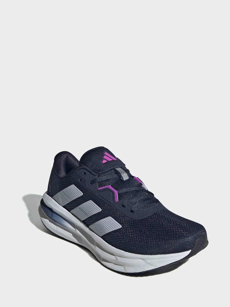 adidas Blue Chrome Galaxy 7 Running Trainers - Image 1 of 9 adidas Blue Chrome Galaxy 7 Running Trainers - Image 1 of 9