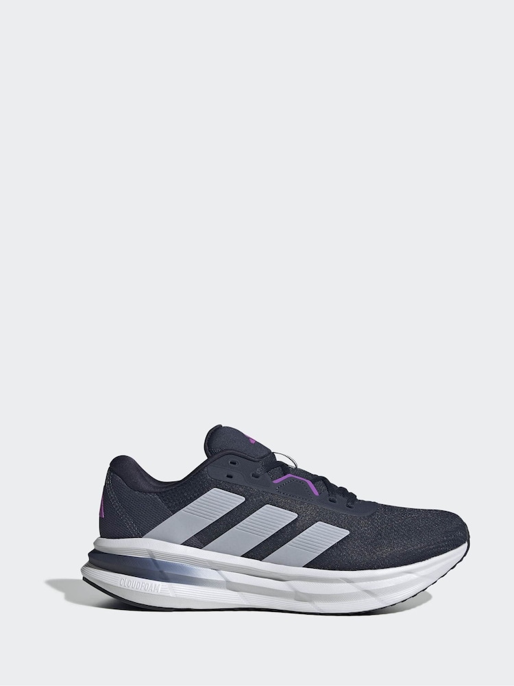 adidas Blue Chrome Galaxy 7 Running Trainers - Image 2 of 9 adidas Blue Chrome Galaxy 7 Running Trainers - Image 2 of 9
