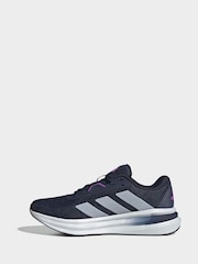 adidas Blue Chrome Galaxy 7 Running Trainers - Image 3 of 9
