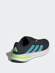 adidas Blue Galaxy 7 Running Trainers - Image 4 of 9