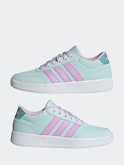 adidas Mint/Lilac Breaknet 3.0 Lace Junior Trainers - Image 5 of 9