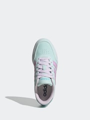 adidas Mint/Lilac Breaknet 3.0 Lace Junior Trainers - Image 6 of 9