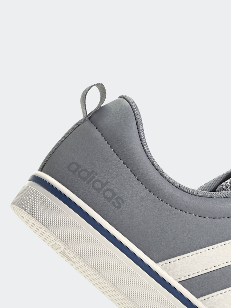 adidas Grey VS Pace Trainers - Image 9 of 9