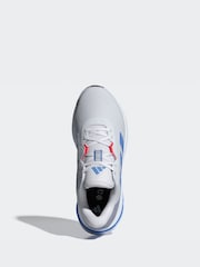 adidas Grey/Blue Galaxy 7 Running Trainers - Image 6 of 9