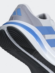 adidas Grey/Blue Galaxy 7 Running Trainers - Image 9 of 9