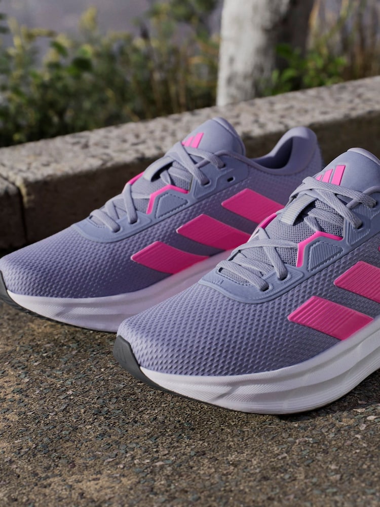 adidas Purple Light Galaxy 7 Trainers - Image 2 of 17 adidas Purple Light Galaxy 7 Trainers - Image 2 of 17
