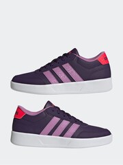 adidas Purple/Lilac Breaknet 3.0 Lace Junior Trainers - Image 5 of 7