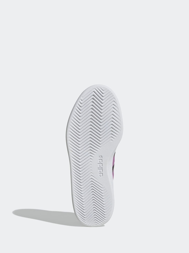 adidas Purple/Lilac Breaknet 3.0 Lace Junior Trainers - Image 7 of 7