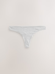 Green Floral Print Thong Rich Knickers 7 Pack - Image 4 of 10