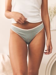Green Extra High Leg Rich Knickers 7 Pack - Image 3 of 14