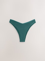 Green Extra High Leg Rich Knickers 7 Pack - Image 6 of 14