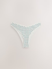 Green Extra High Leg Rich Knickers 7 Pack - Image 7 of 14