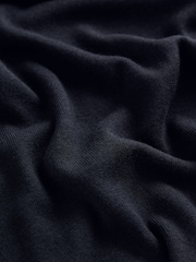 Blue Navy Soft Touch V-Neck Jumper with Cotton - Image 6 of 7