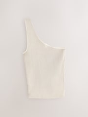 Neutral Asymmeric One Shoulder Top - Image 5 of 7