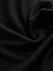 Black Soft Touch V-Neck Jumper with Cotton - Image 8 of 8