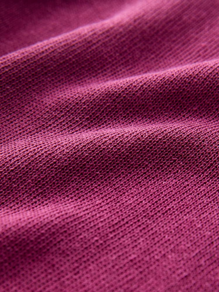 Baga roxa - Regata Henley de malha com Linen - Imagem 7 de 7