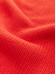 Orange red - Cardigan de cotton com botões e short sleeve - Imagem 7 de 8