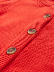 Orange red - Cardigan de cotton com botões e short sleeve - Imagem 8 de 8