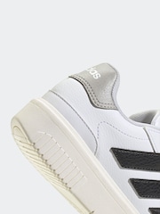 adidas White Courtblock Bold Trainers - Image 8 of 9