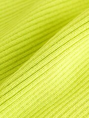 Green Lime Asymmeric One Shoulder Top - Image 6 of 7