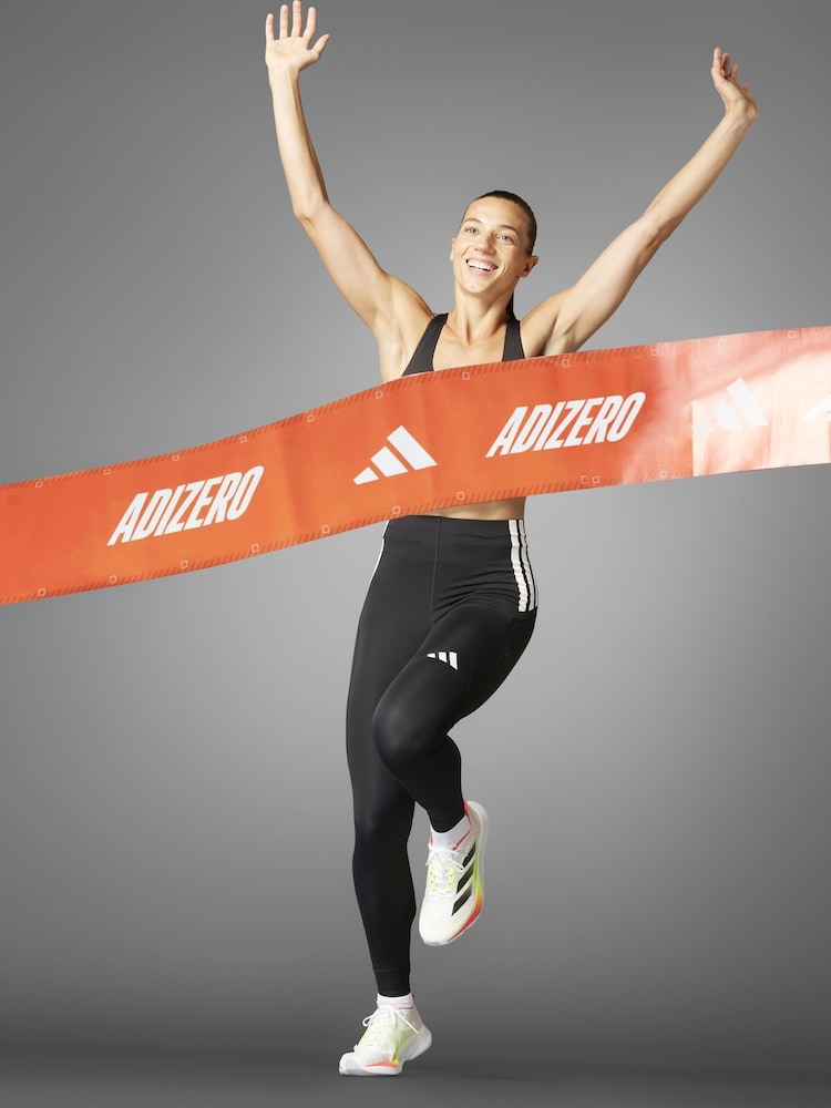 adidas Black Adizero 1/1 L W Leggings - Image 2 of 9 adidas Black Adizero 1/1 L W Leggings - Image 2 of 9