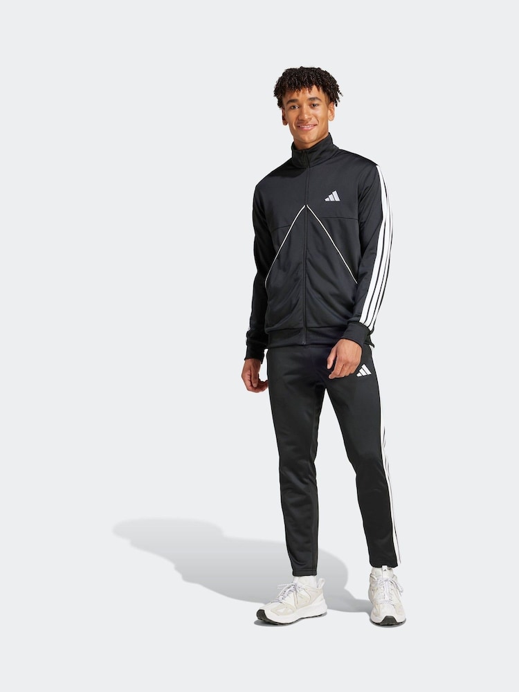 adidas Black Sportswear Tricot Tiro Inspired Tracksuit - Image 1 of 8