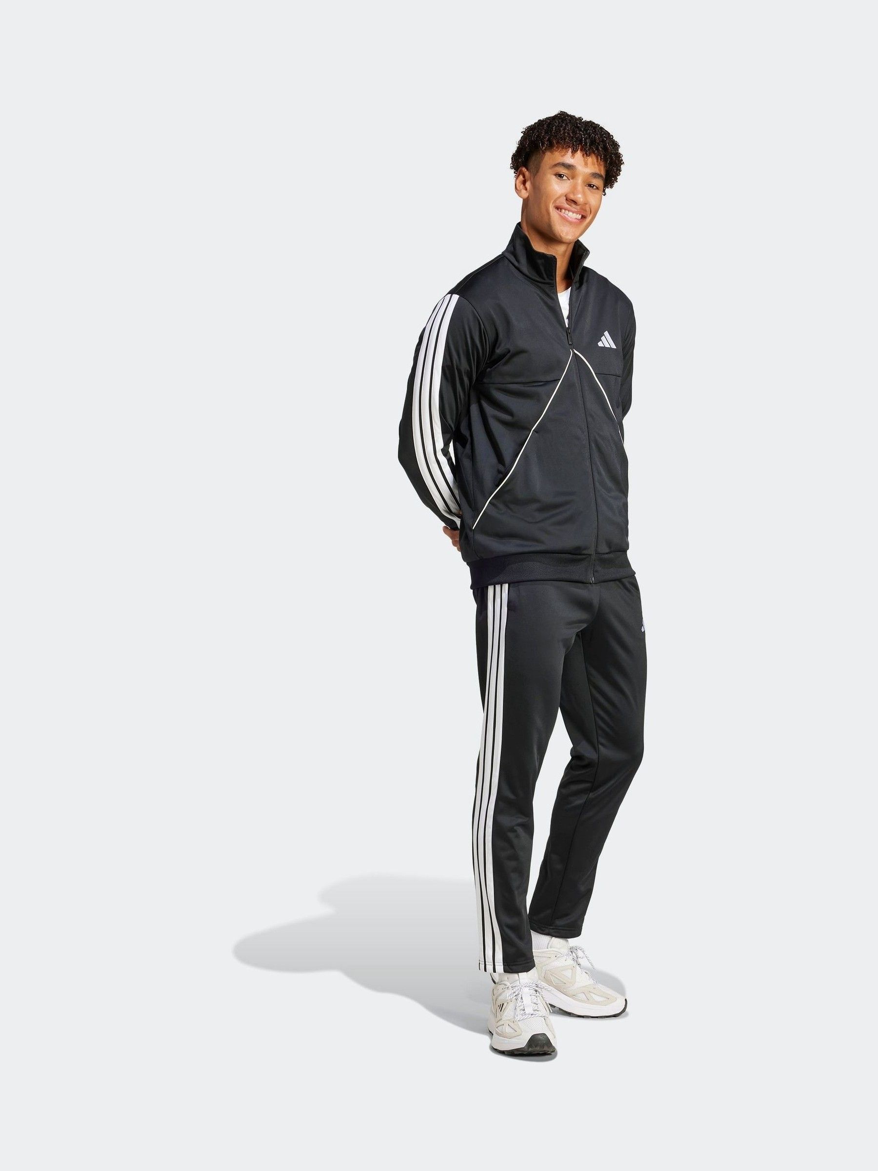 Buy adidas Black Sportswear Tricot Tiro Inspired Tracksuit from
