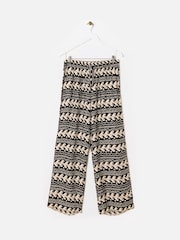 Oliver Bonas Black Wave Shirt & Trousers Pyjamas Set - Image 2 of 7
