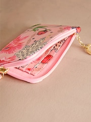 Cath Kidston Pink Leopard Poppies Card Coin Purse - Image 3 of 3
