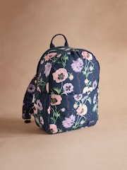 Cath Kidston Navy Peony Deck Compact Backpack - Image 3 of 5