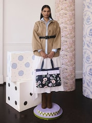 Cath Kidston Navy Peony Deck Padded Tech Holder Bag - Image 2 of 5