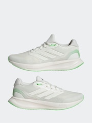 adidas White Grand Court Trainers - Image 3 of 10