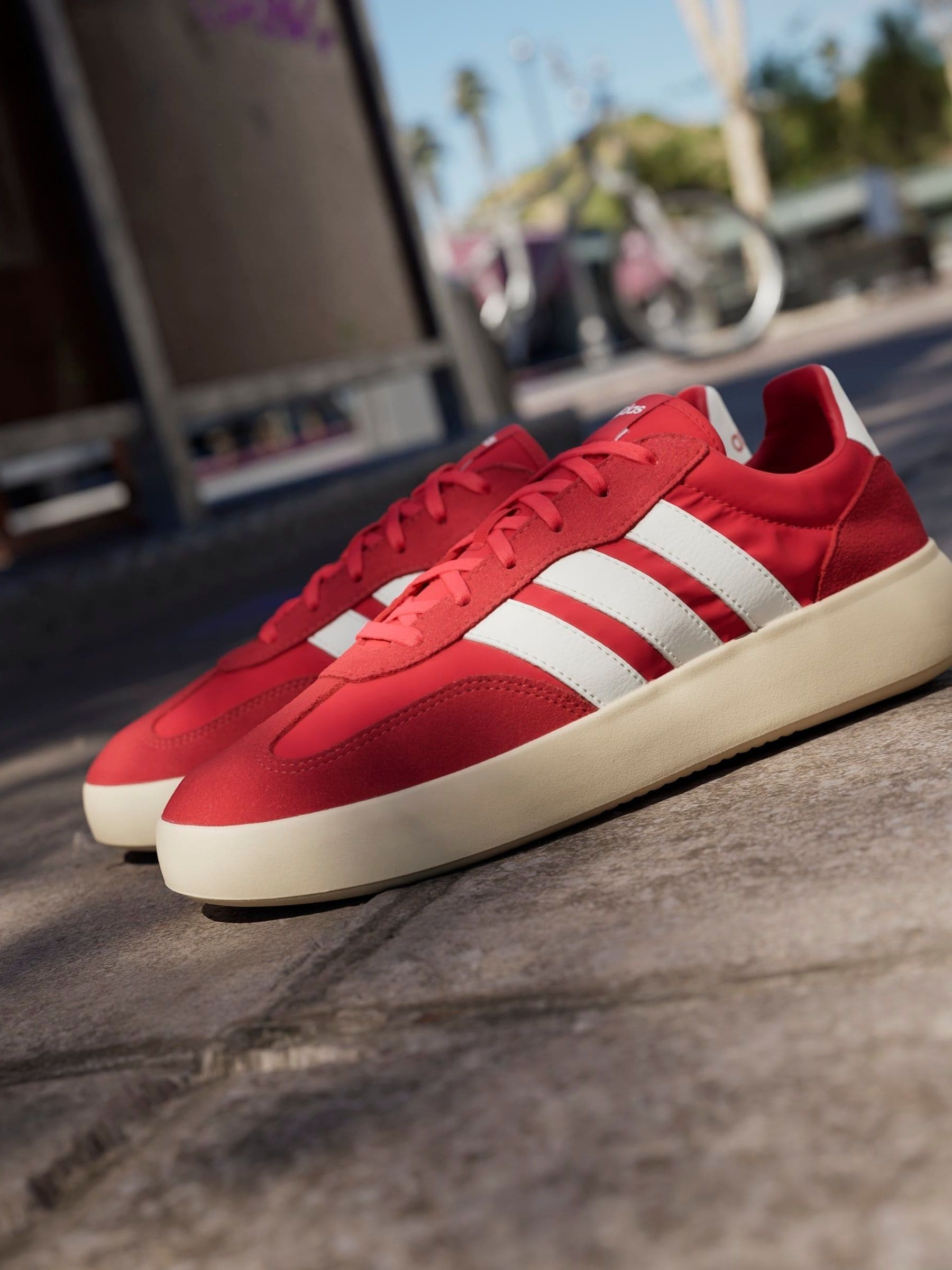 Buy adidas Red Barreda Decode Trainers from Next USA