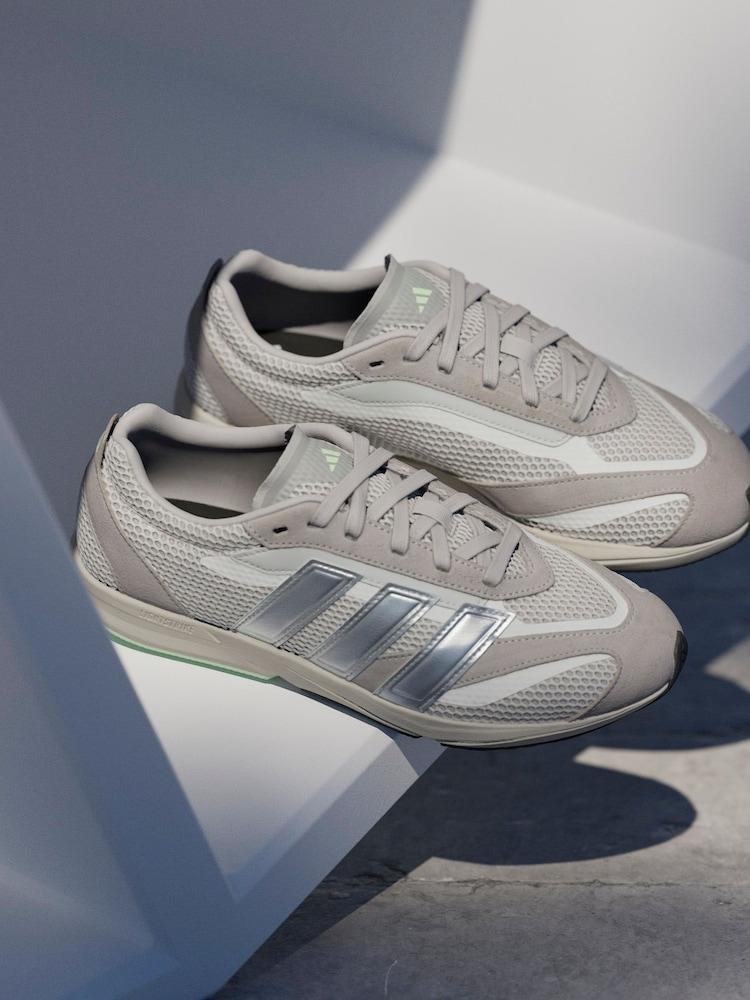 adidas Grey Lightblaze Lo Trainers - Image 1 of 8 adidas Grey Lightblaze Lo Trainers - Image 1 of 8