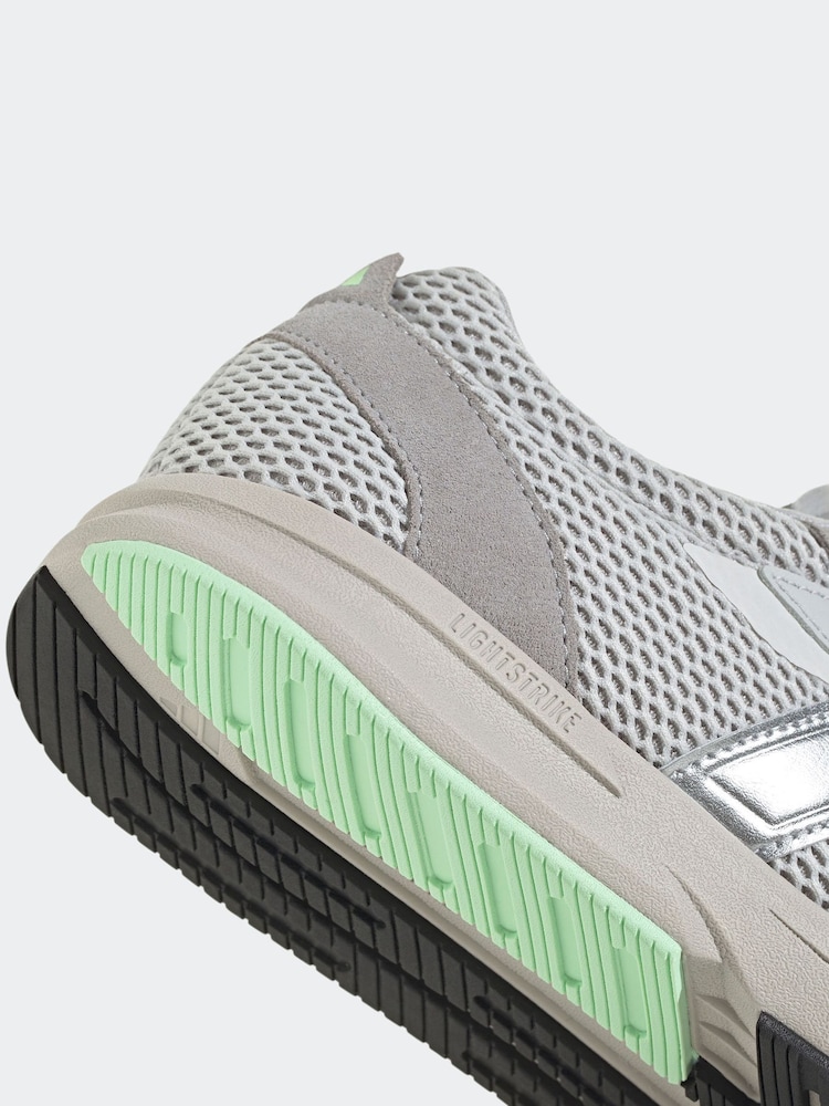 adidas Grey Lightblaze Lo Trainers - Image 17 of 17 adidas Grey Lightblaze Lo Trainers - Image 17 of 17