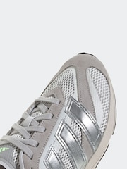 adidas Grey Lightblaze Lp Trainers - Image 9 of 9