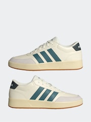 adidas White Breaknet Trainers - Image 6 of 10