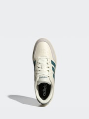 adidas White Breaknet Trainers - Image 7 of 10