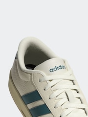 adidas White Breaknet Trainers - Image 9 of 10