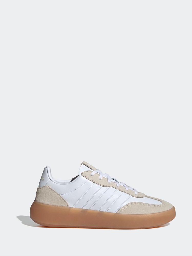 adidas White Barreda Decode Lux Trainers - Image 1 of 9