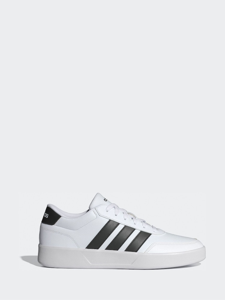 adidas White Breaknet Trainers - Image 1 of 9