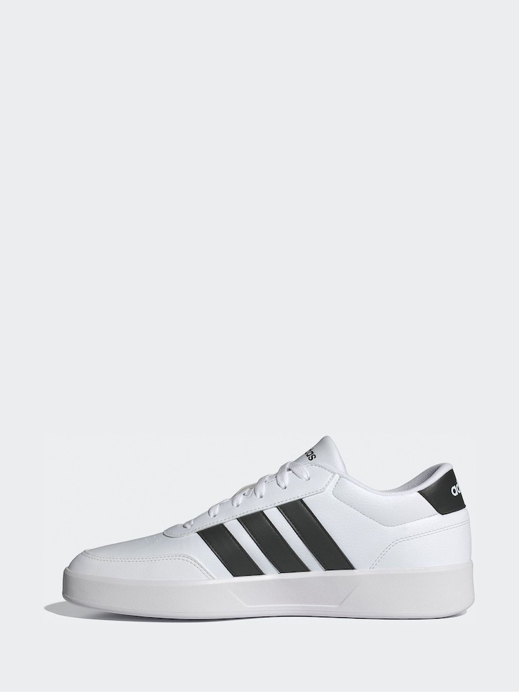 adidas White Breaknet Trainers - Image 2 of 9