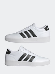 adidas White Breaknet Trainers - Image 5 of 9